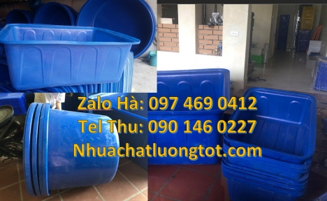 Thùng nhựa 1800 lít Thùng tròn có nắp đậy, Thùng nhựa trồng rau, Thùng nhựa nuôi hải sản, Thùng