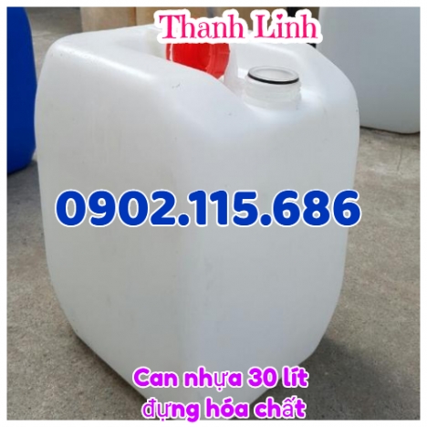 Can nhựa 30 lít, can hóa chất, can nhựa HDPE, can 30 lít, can nhựa, can nhựa xanh, can 30 lít trắng,