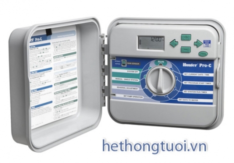 Cảm biến mưa nhập khẩu, tủ điều khiển tưới cây tự động, tủ điều khiển hunter mỹ, tủ điều khiển van