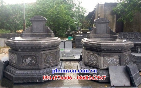 Lăng mộ tròn đá xanh đẹp phù hợp với phong thủy