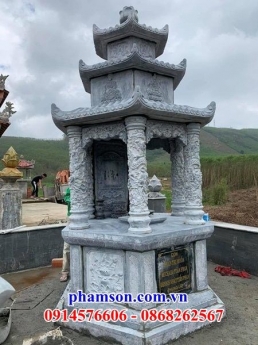 Lăng mộ tròn đá xanh đẹp phù hợp với phong thủy