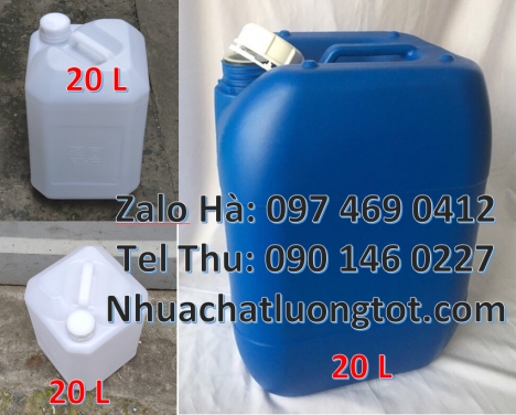 can 18l tròn đựng nông dược, can dẹp 30 lít đựng dầu hỏa, can 30l trắng, can 25l xanh, can vuông 30l