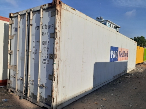 Container lạnh 40rf chứa thịt, trái cây