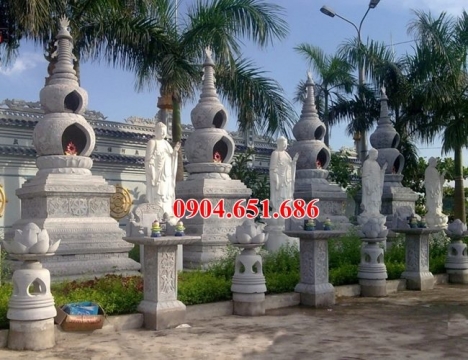 Mộ tháp sư – Xây tháp mộ chùa thờ các vị sư bằng đá đẹp