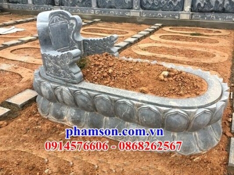 Lăng mộ tròn đá xanh đẹp phù hợp với phong thủy