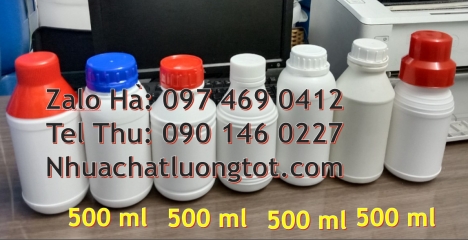 Chai 250ml đựng hóa chất, chai 250ml đựng phân bón, chai nhựa nắp vặn, Chai nhựa đựng thuốc thú y, c