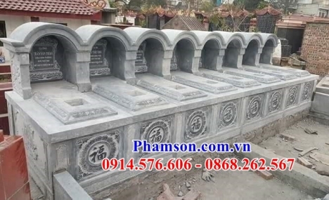lăng mộ đá đôi nguyên khối - mồ đá xanh ninh bình