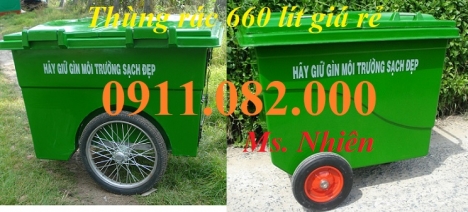 Đồng nai noi chuyên cung cấp thùng rác giá rẻ- thùng rác 120l 240l 660l- lh 0911082000