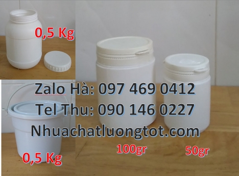 Hũ nhựa 100 gram, hũ 200g đựng đậu phộng, hũ đựng kẹo 200 gram, hũ nhựa 250 gr đựng thực phẩm, cung