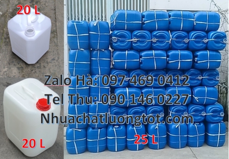 can 18l tròn đựng nông dược, can dẹp 30 lít đựng dầu hỏa, can 30l trắng, can 25l xanh, can vuông 30l