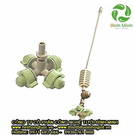 Phun sương coolnet netafim israel,phun sương tưới lan,phun sương israel,phun sương 4 hướng