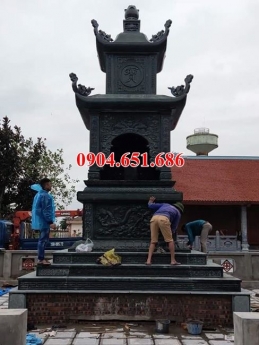 Tháp thờ cốt – Thiết kế tháp mộ xây sẵn để thờ hũ cốt đẹp nhất 