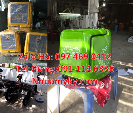thùng Thùng đựng thư, thùng giao hàng nội thành, Thùng giao hàng sau xe máy, Thùng Ship Hàn
