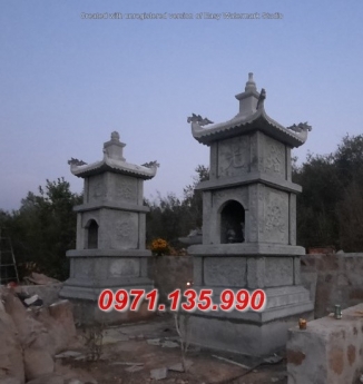 Sài gòn lăng mộ đá hình tháp 003, cất để tro cốt