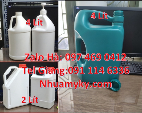Can 2l tròn, can 4l vòi nhấn, can 5l trong đựng mật ong, Can 10l dẹp giá rẻ, can 4L đựng thực phẩm,