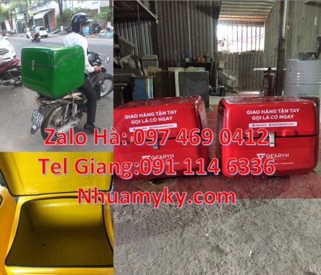 thùng Thùng đựng thư, thùng giao hàng nội thành, Thùng giao hàng sau xe máy, Thùng Ship Hàn