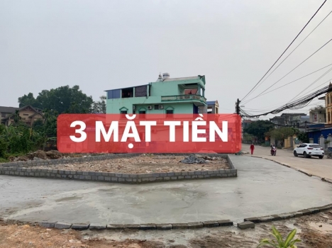 Bán lô 3 mặt tiền 240m2 kinh doanh p Tân Lập,tp Thái Nguyên.4 tỷ xxx