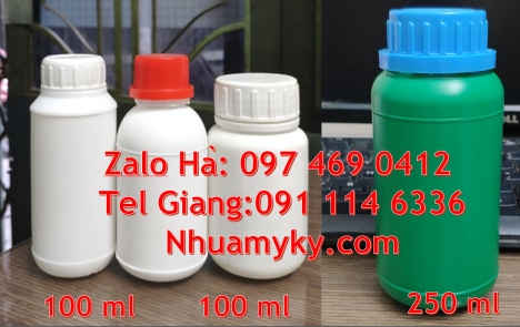 chai nhựa đựng thuốc thủy sản, chai nhựa đựng nông dược, chai nhựa nắp garanti, Chai nhựa giá sỉ 1