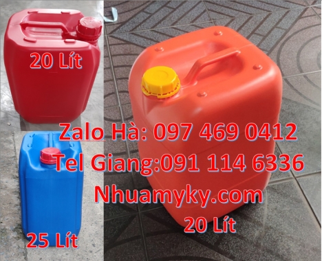 can nhựa 30 lít đựng thực phẩm, can nhựa 5 lít trong, can 18l đựng mật mía, can nhựa giá rẻ, can dẹp