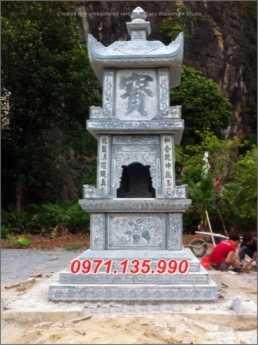Sài gòn lăng mộ đá hình tháp 003, cất để tro cốt