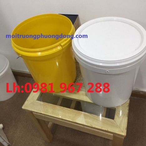 Xô nhựa 20 lít ,xô nhựa có nắp chiết rót 20 lít