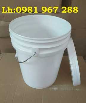 Xô nhựa 20 lít ,xô nhựa có nắp chiết rót 20 lít