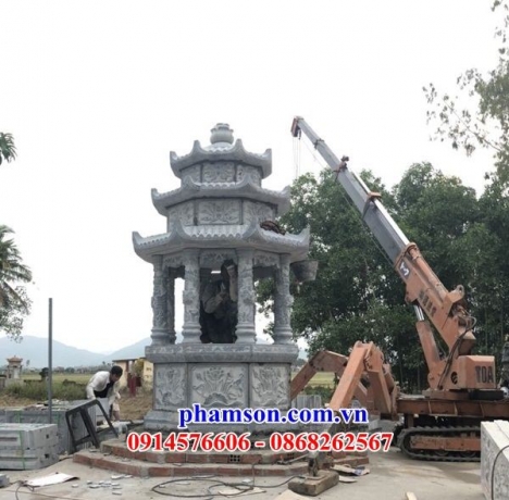 giá bán lăng mộ đá lục lăng bát giác - mộ đá hình lục lăng đẹp