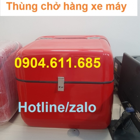 Thùng giao hàng giữ nhiệt, thùng xe máy, thùng chở hàng composite, thùng chở hàng