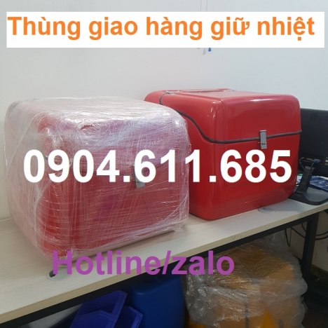 Thùng giao hàng giữ nhiệt, thùng xe máy, thùng chở hàng composite, thùng chở hàng