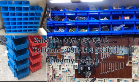 khay phụ tùng cỡ trung, hộp nhựa duy tân Kệ A5 A6 A8 giá rẻ, khay linh kiện, kệ đựng linh kiện, hộp