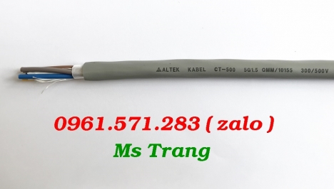 Cáp điều khiển 5 lõi có bọc chống nhiễu
