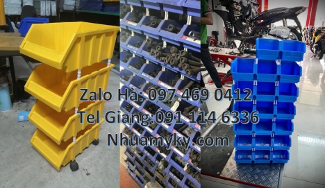 khay phụ tùng cỡ trung, hộp nhựa duy tân Kệ A5 A6 A8 giá rẻ, khay linh kiện, kệ đựng linh kiện, hộp