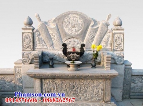 hình ảnh bàn lễ bằng đá để thờ ngoài trời bàn thờ thiên