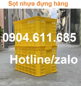 Sọt nhựa, sóng nhựa hở, rổ nhựa công nghiệp, sọt nhựa đựng đồ, sọt nhựa lớn, rổ nhựa chữ nhật