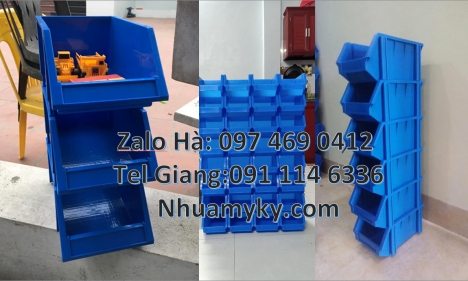 Giá kệ khay linh kiện, kệ nhựa đựng ốc vít, kệ dụng cụ đại, kệ nhựa duy tân, kệ hcm, khay nhựa xanh