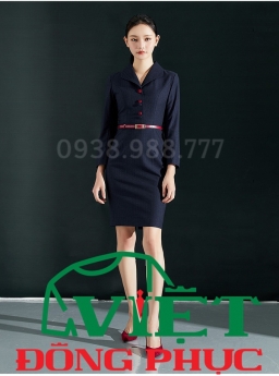 Mẫu váy đồng phục công sở đẹp toàn diện về thiết kế và chất lượng