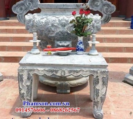 hình ảnh bàn lễ bằng đá để thờ ngoài trời bàn thờ thiên