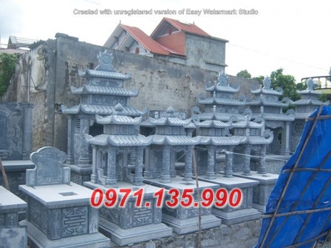 Mẫu mộ đá đẹp hà nôi + lăng mộ 2 mái bằng đá nguyên khối