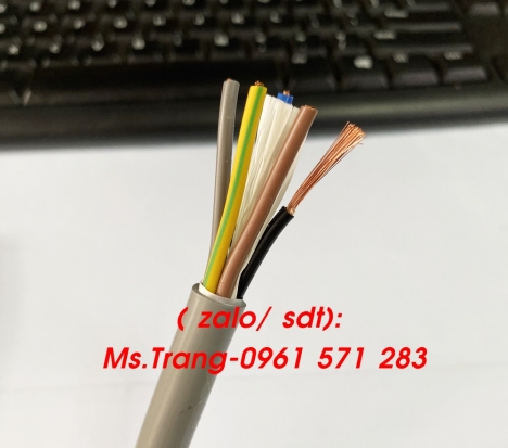 Cáp điều khiển 5 lõi có bọc chống nhiễu