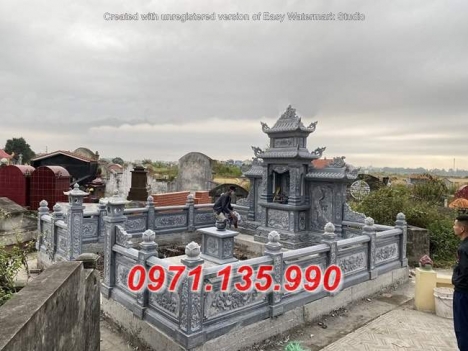 Mẫu lăng mộ đá đẹp - Mẫu mộ đá ông bà bố mẹ bán Quảng Ninh Hải Phòng
