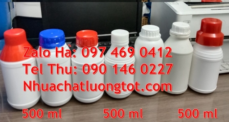 chai đựng axit, Chai 250 ml vặn, chai 250 ml nắp garenty, chai nhựa trắng đục, Chai 30ml đựng hóa ch