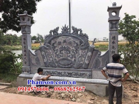 địa chỉ bán mẫu cuốn thư đá phong thủy - bức bình phong đá cao cấp