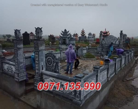 Mẫu lăng mộ đá đẹp - Mẫu mộ đá ông bà bố mẹ bán Quảng Ninh Hải Phòng