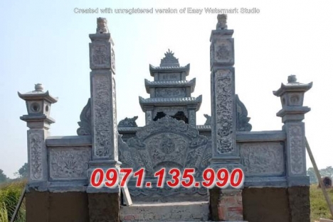 Mẫu lăng mộ đá đẹp - Mẫu mộ đá ông bà bố mẹ bán Quảng Ninh Hải Phòng