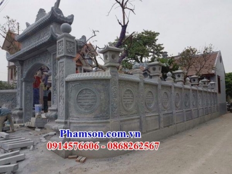 Mẫu tường rào lan can đá đẹp nhất