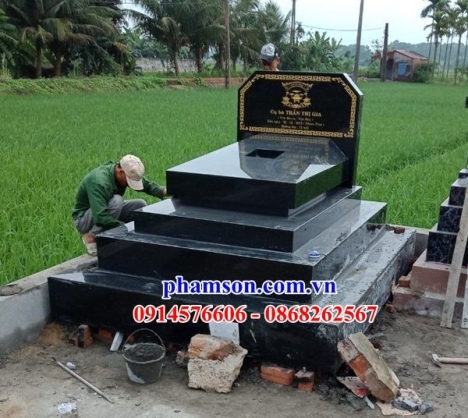 Lăng mộ đá kim sa cao cấp tự nhiên đẹp nhất hà nội