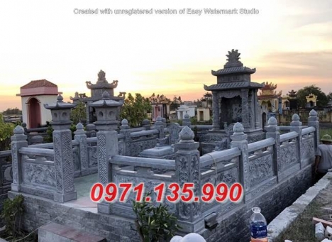 Mẫu lăng mộ đá đẹp - Mẫu mộ đá ông bà bố mẹ bán Quảng Ninh Hải Phòng