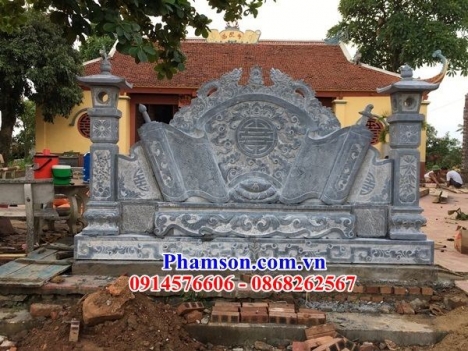 địa chỉ bán mẫu cuốn thư đá phong thủy - bức bình phong đá cao cấp