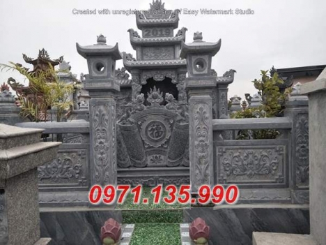 Mẫu lăng mộ đá đẹp - Mẫu mộ đá ông bà bố mẹ bán Quảng Ninh Hải Phòng