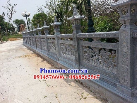 Mẫu tường rào lan can đá đẹp nhất